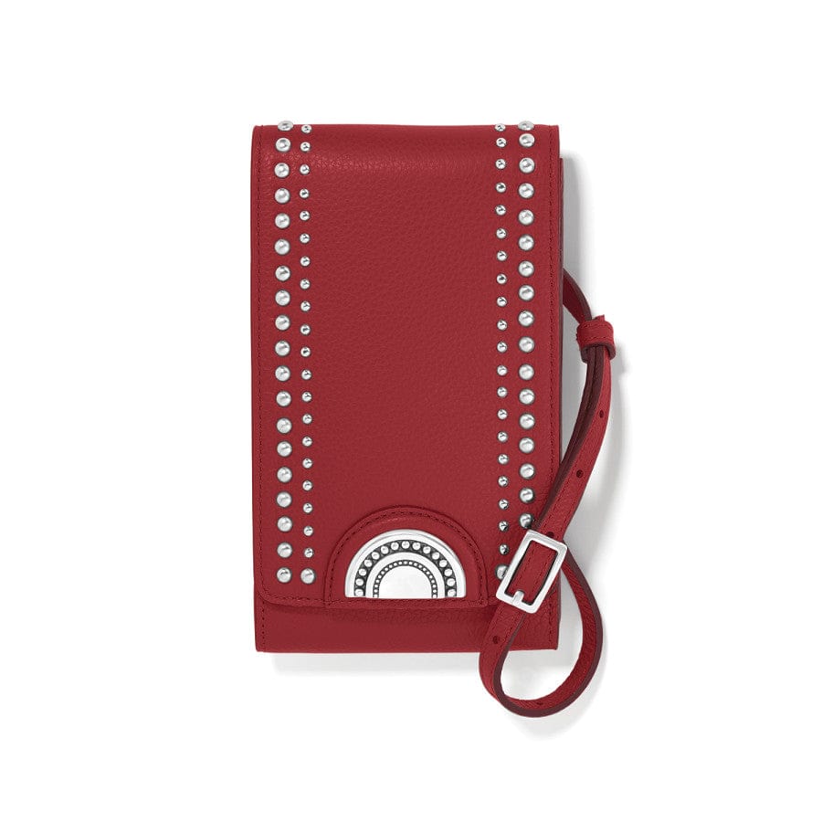 Shop Burberry Leather Chain Wallet Logo Card Holders by ACCESS