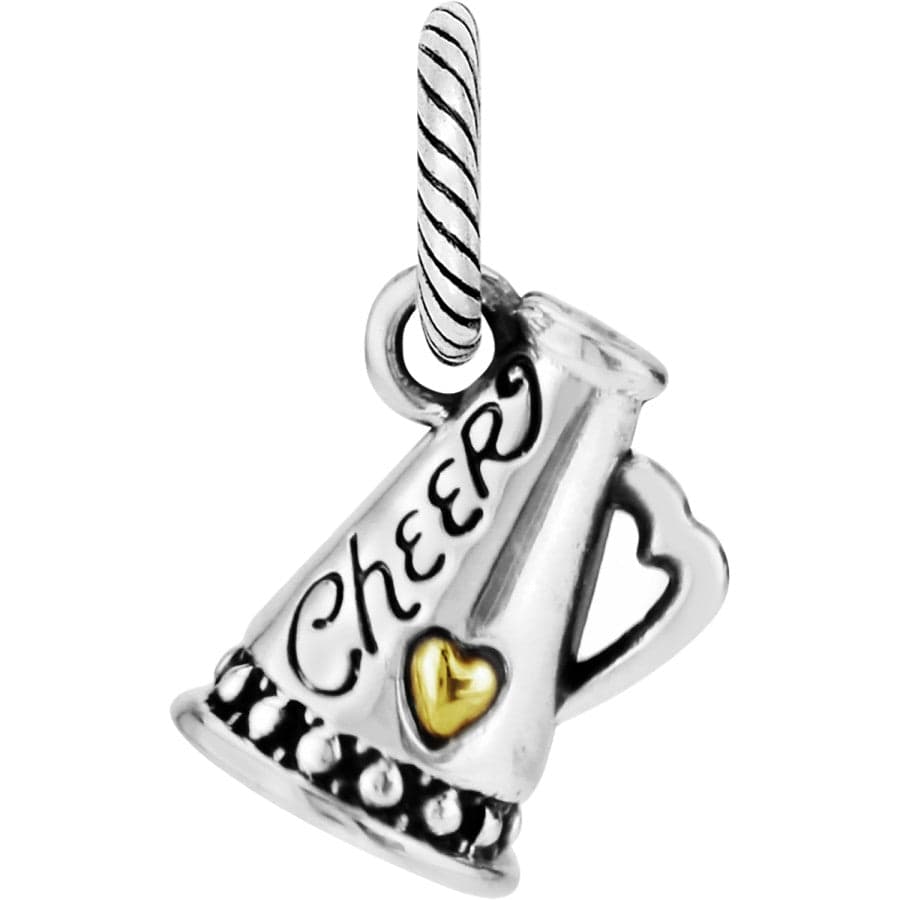 Amoony Beads Cheer Charms Sterling Silver Cheerleader Charm Sport Charm Anniversary Charm Birthday Charm for DIY Charms Bracelet