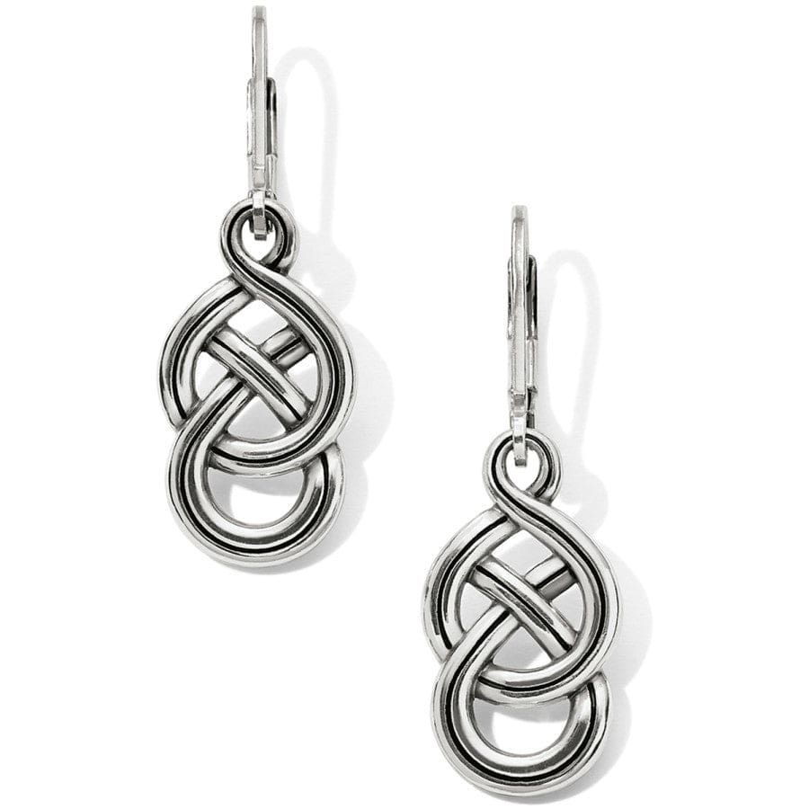 Hand-braided store Earrings silver earrings - Inner lines collection