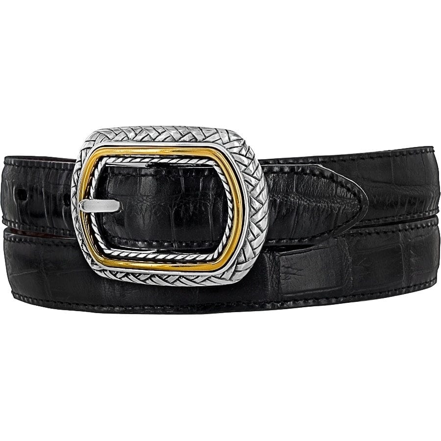 Accessories, Reversible Belt With Silver Buckle Closure