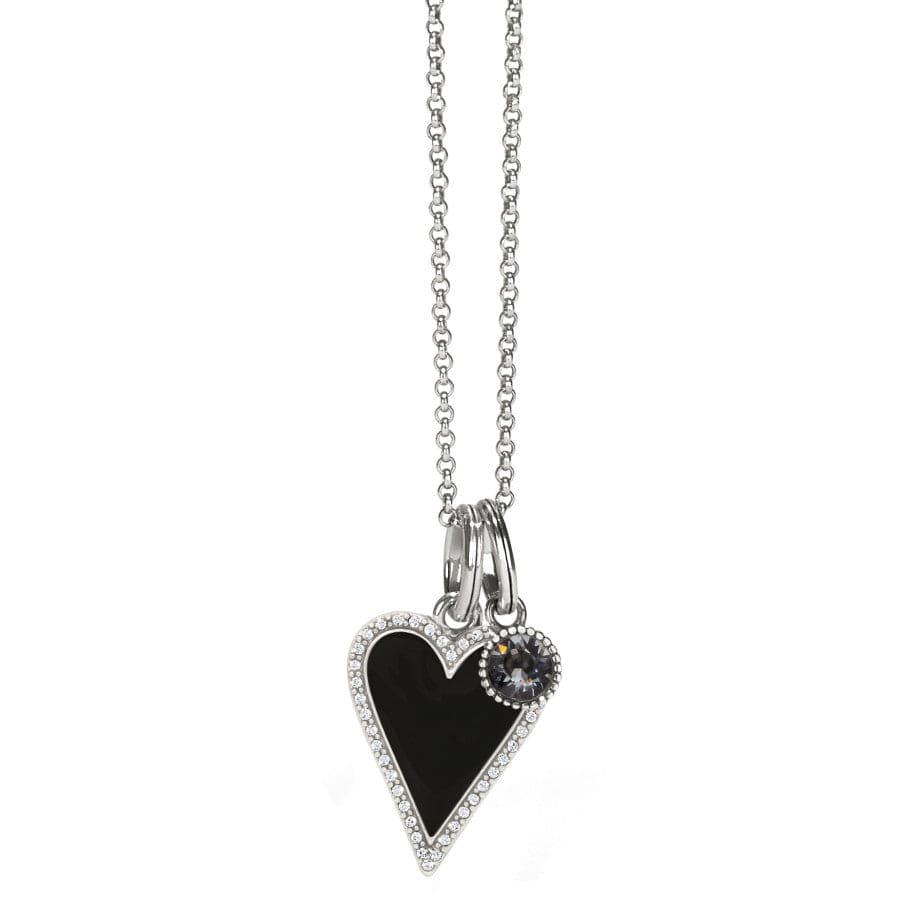 Midnight Heart Necklace