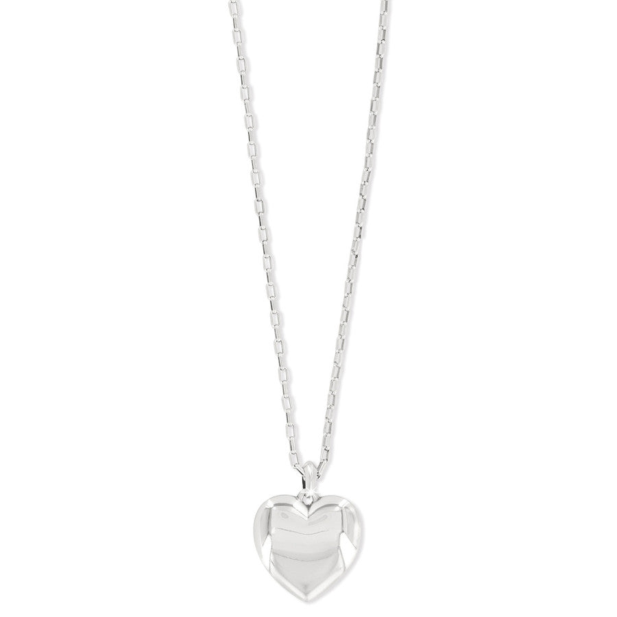 Adela Heart Mini Necklace silver-siam 7