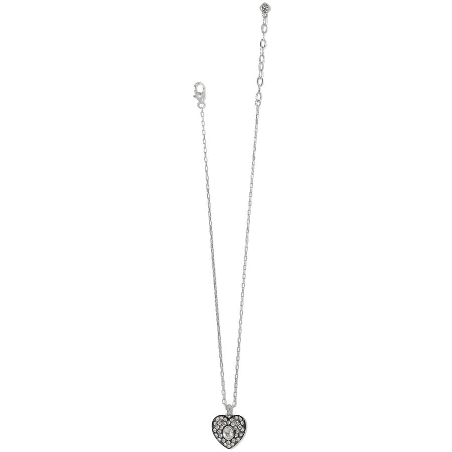 Adela Heart Mini Necklace silver 3