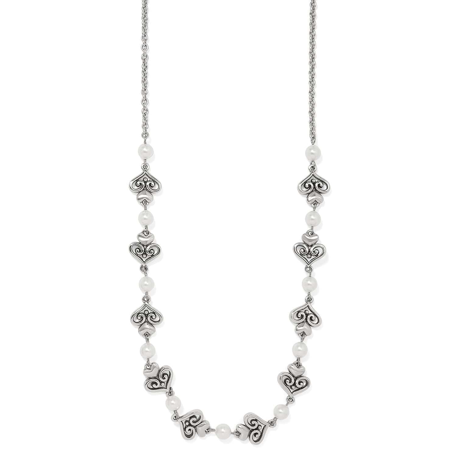 Alcazar Amor Pearl Necklace silver-pearl 1