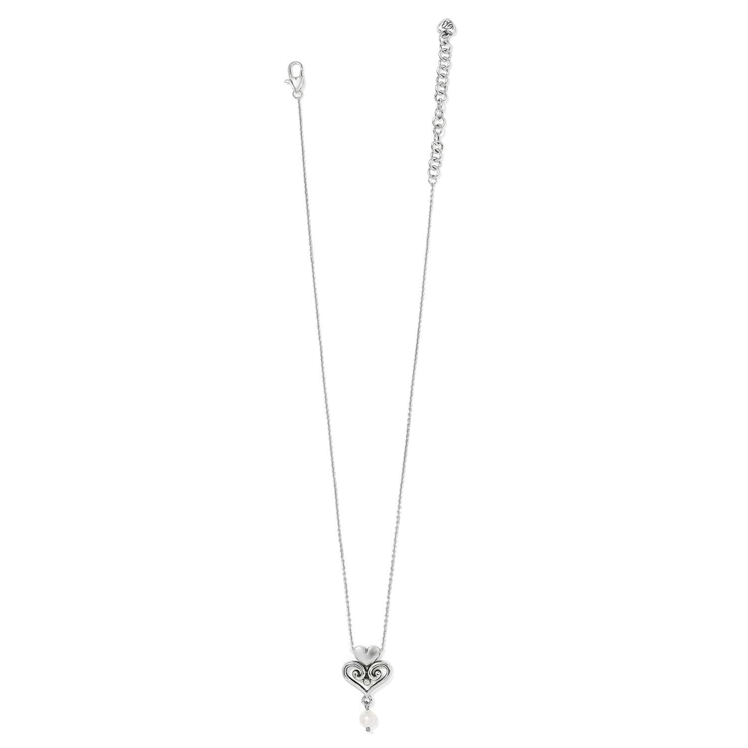 Alcazar Amor Pearl Pendant Necklace silver-pearl 2