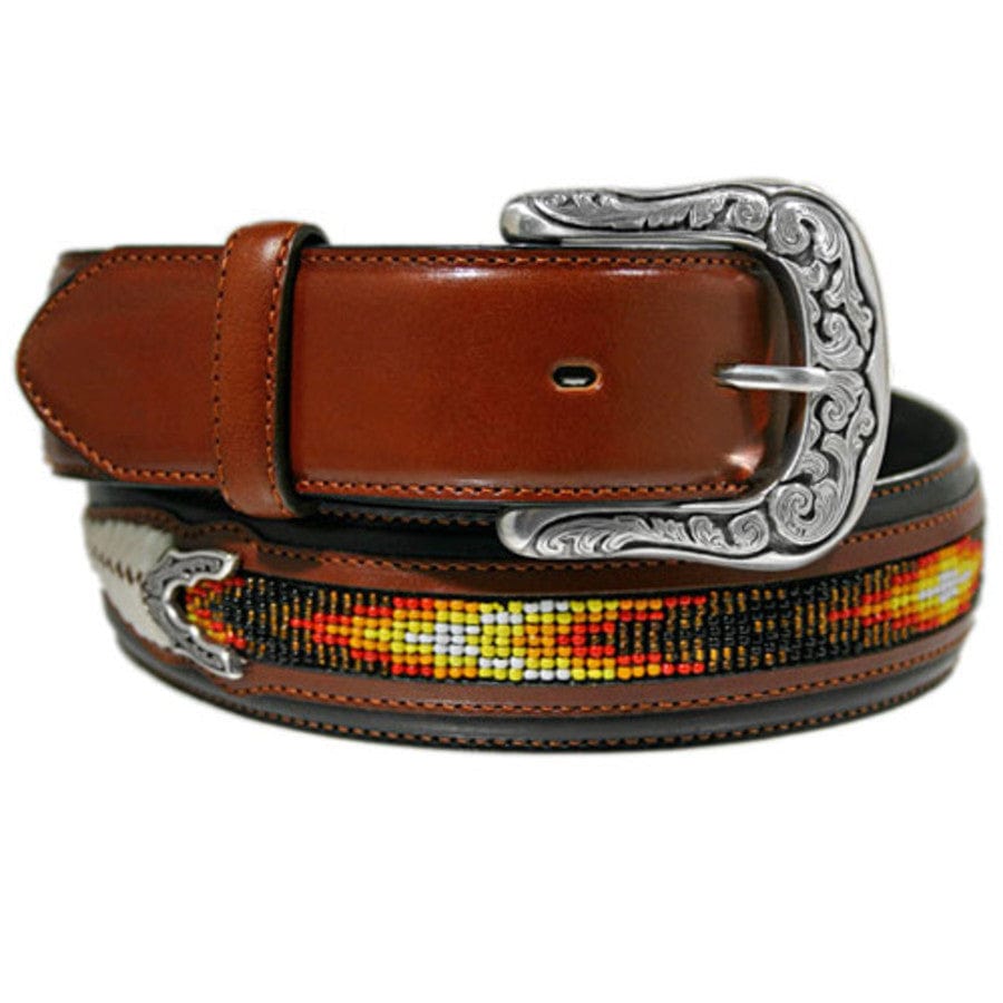 Apache Beaded Arrow Belt black 2