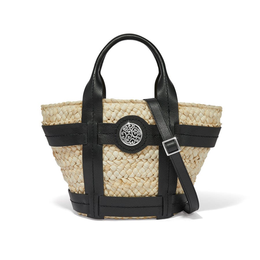 Aria Medium Straw Tote black-natural 1