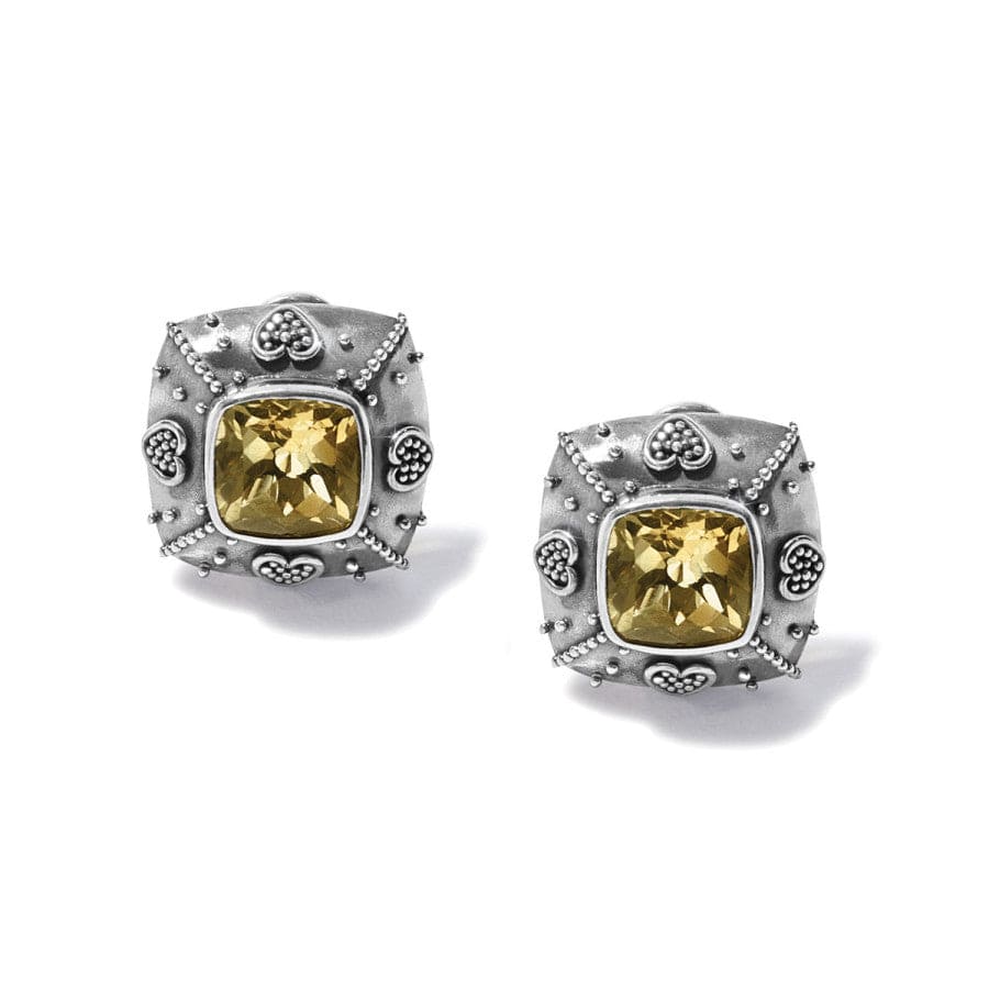 Bali Citrine Java Post Earrings silver-citrine 2