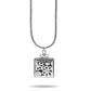 Bali Lacy Daisy Square Pendant Necklace