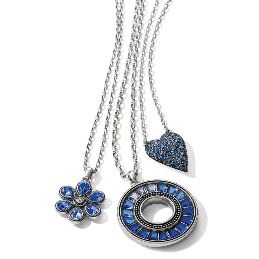 Bellissima Fiore Blues Reversible Necklace silver-blue 4