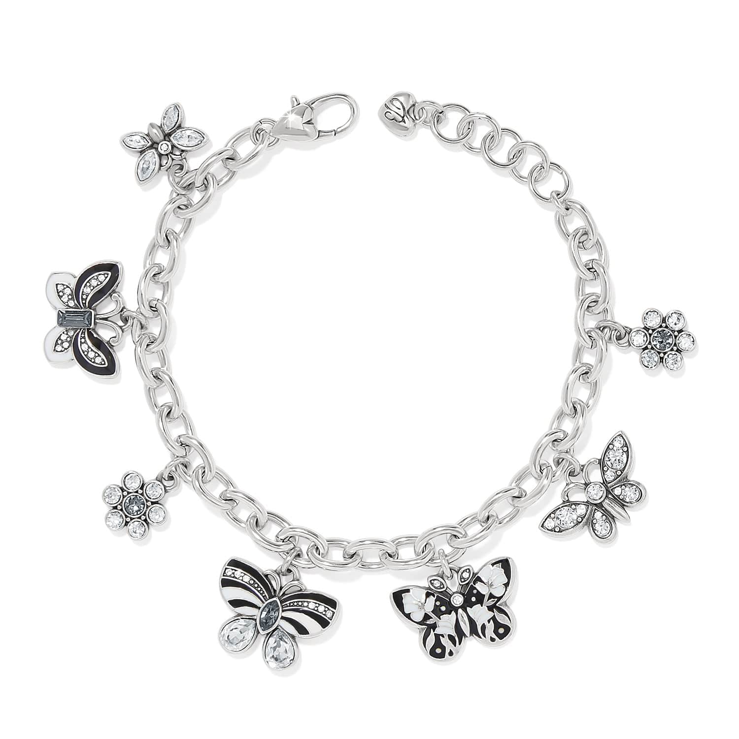 Botanique Garden Charm Bracelet silver-black 1