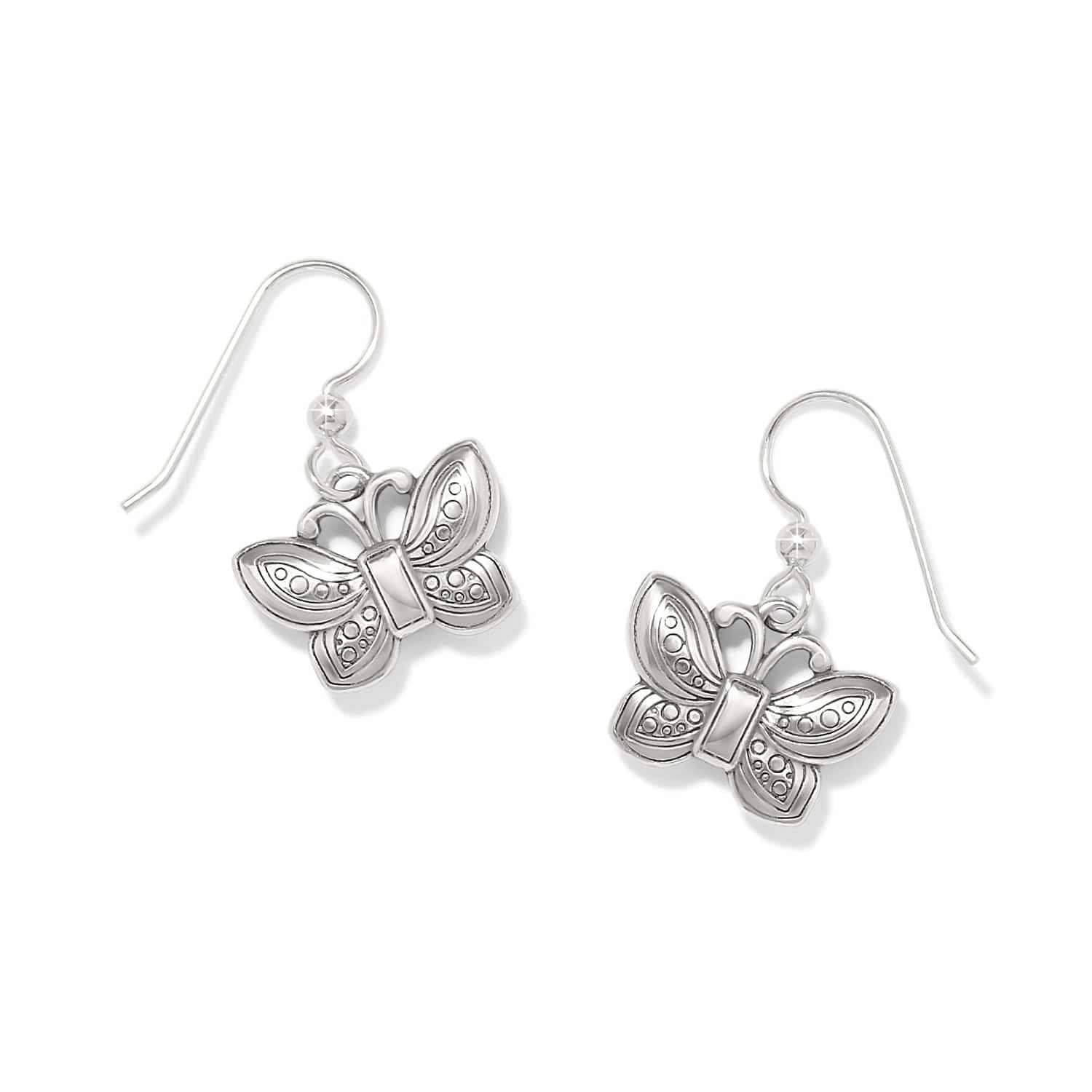 Botanique Garden French Wire Earrings silver-black 2