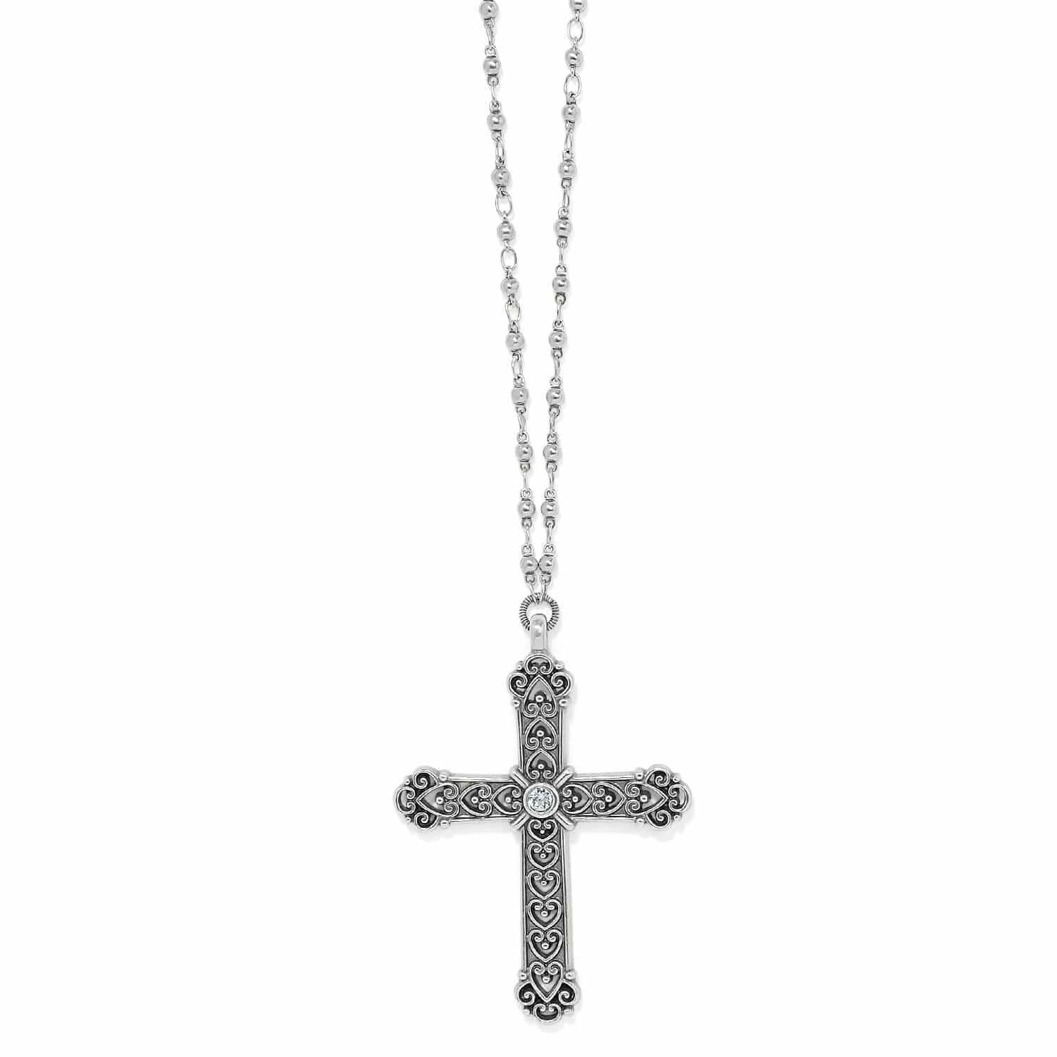 Byzantium Cross Necklace silver 1