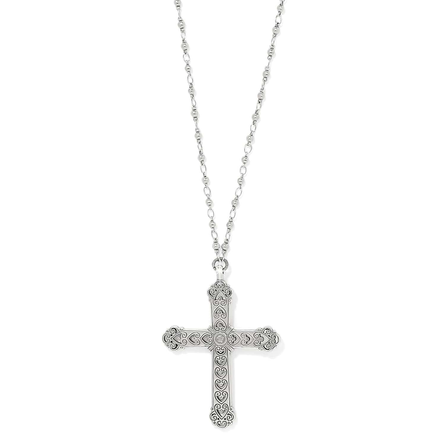 Byzantium Cross Necklace silver 2