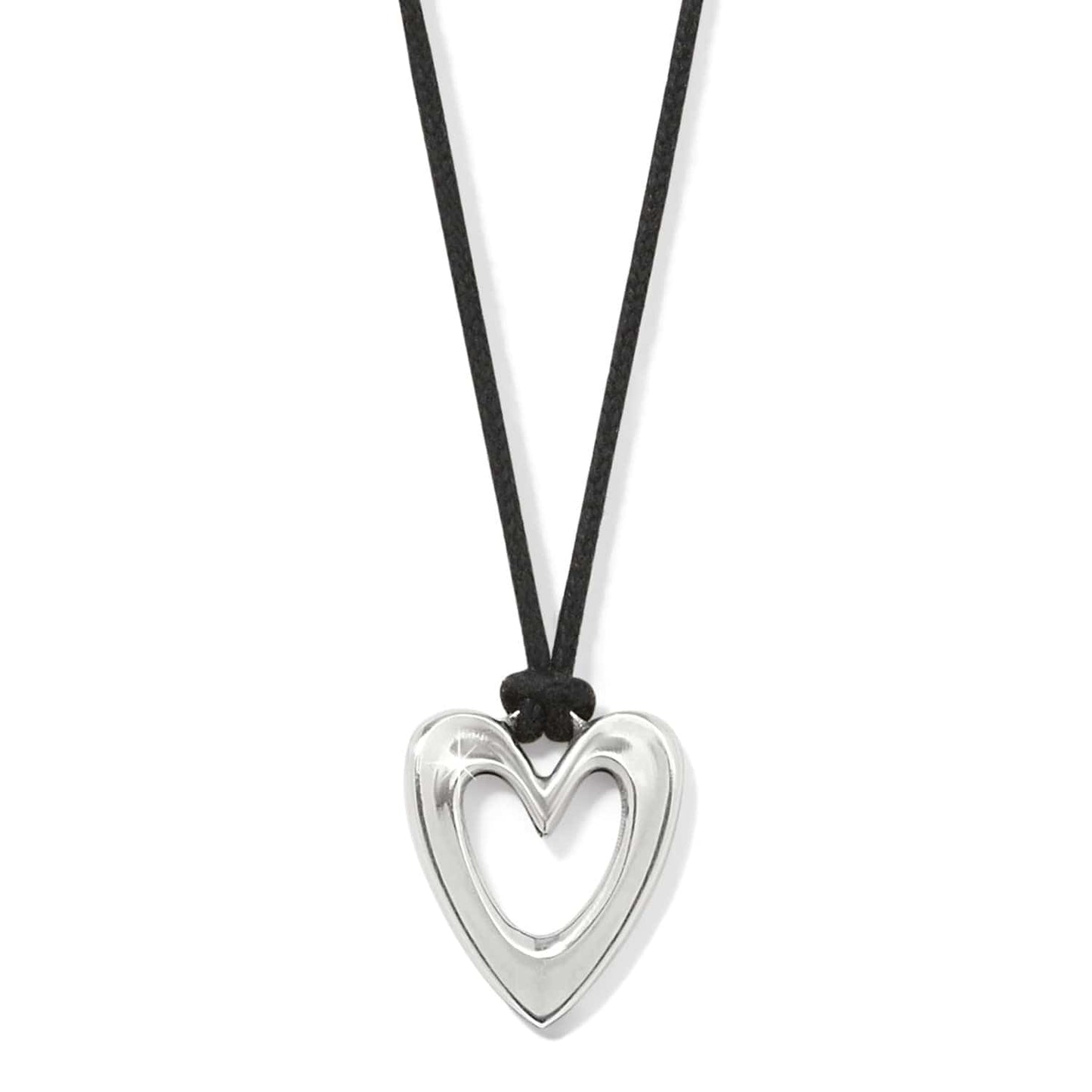 Cascade Open Heart Cord Necklace