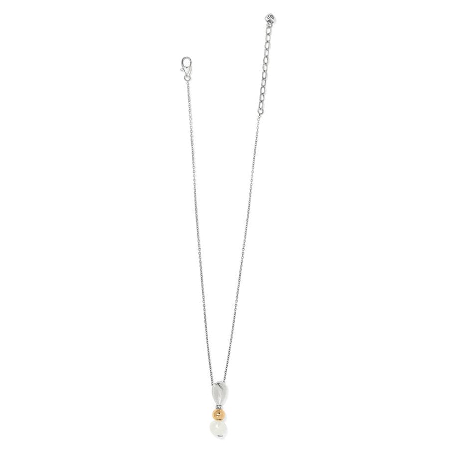 Cascade Unity Pearl Necklace silver-gold 2