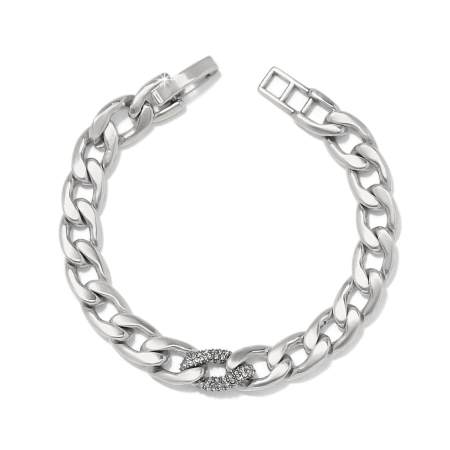 Cleo Pave Link Bracelet silver 2