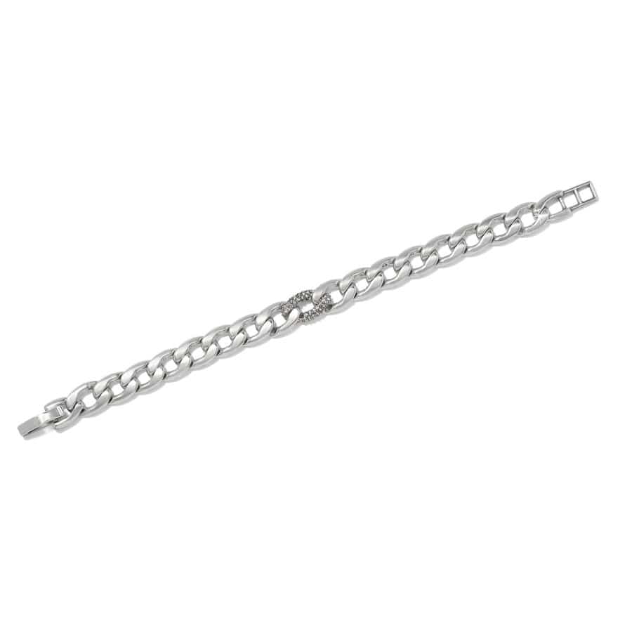 Cleo Pave Link Bracelet silver 3