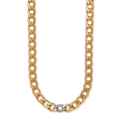 Cleo Pave Link Necklace