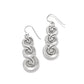 Contempo Moda Swirl French Wire Earrings