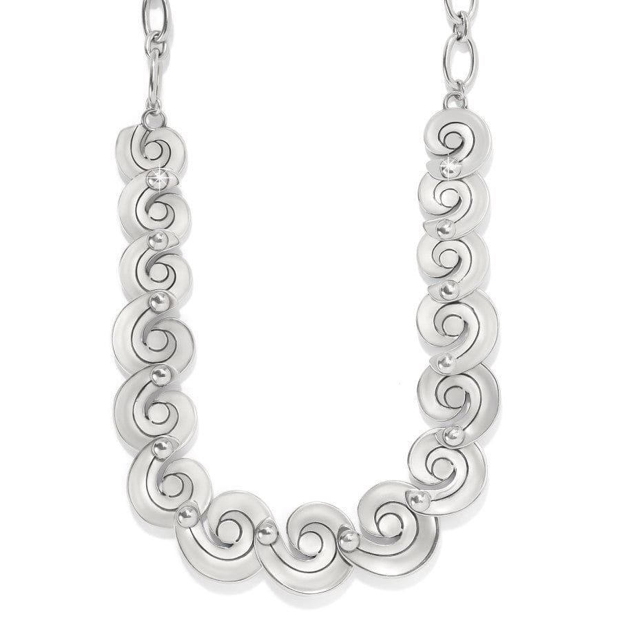 Contempo Moda Swirl Necklace silver 2