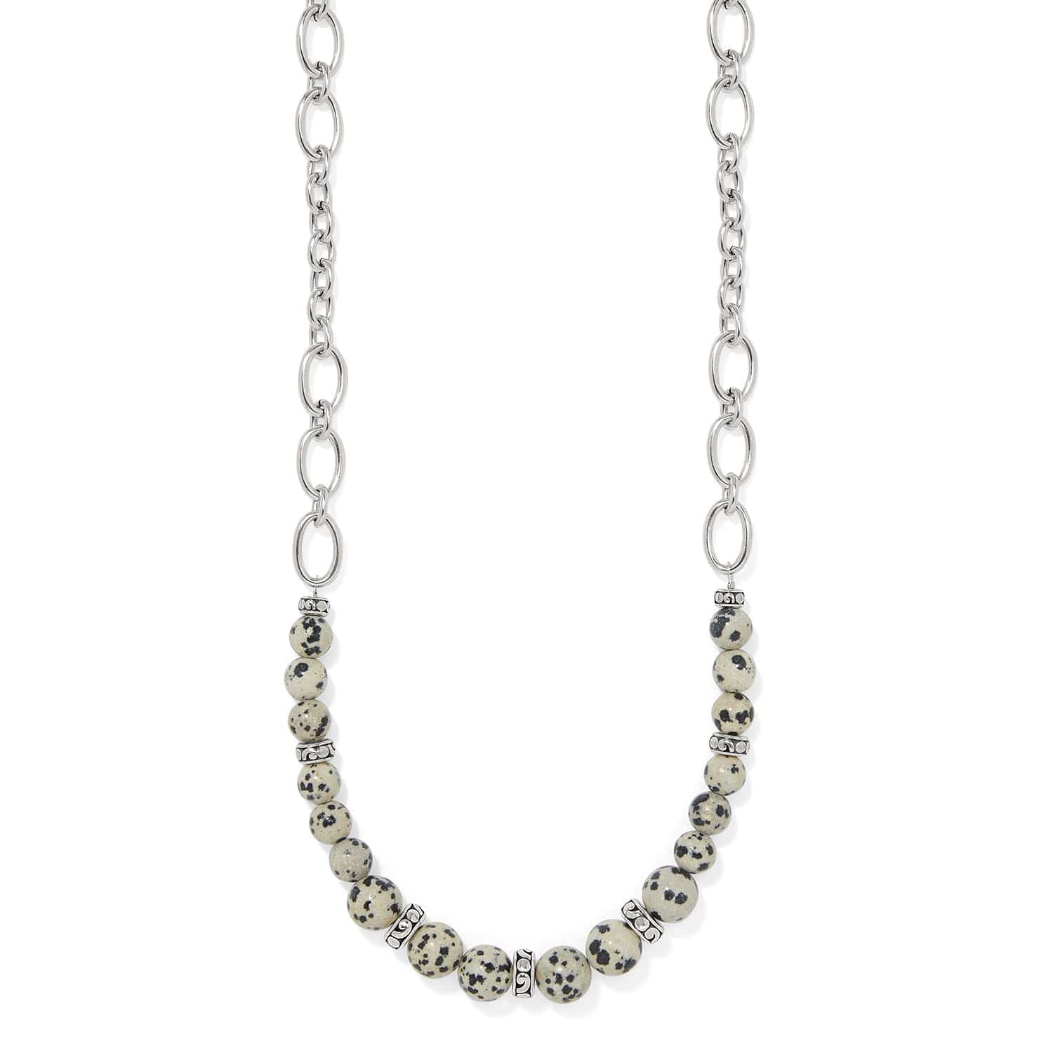 Contempo Zoic Necklace silver-cream 1