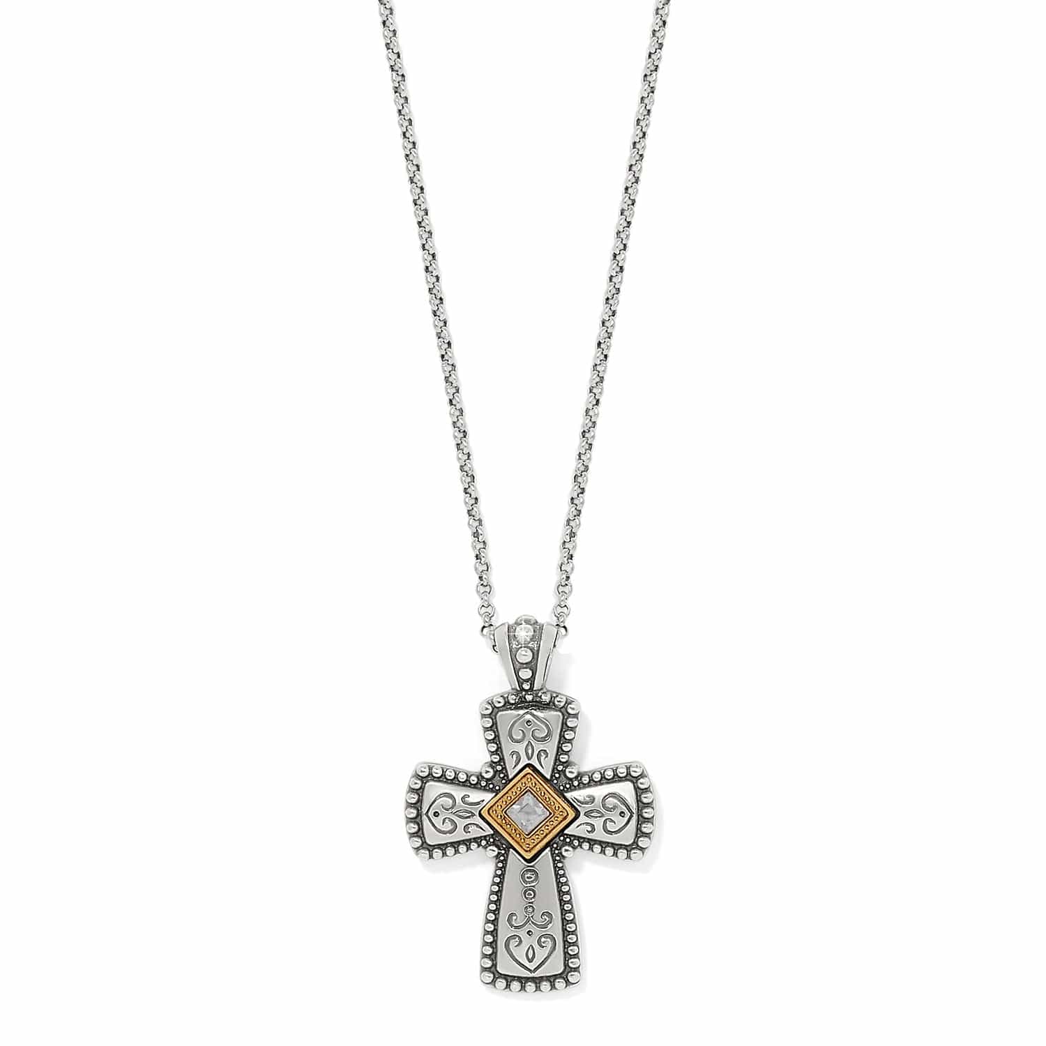 Covenant Cross Necklace silver-gold 1