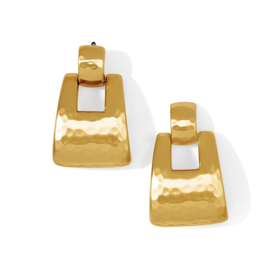 Dauphin Post Earrings brushed-gold 2