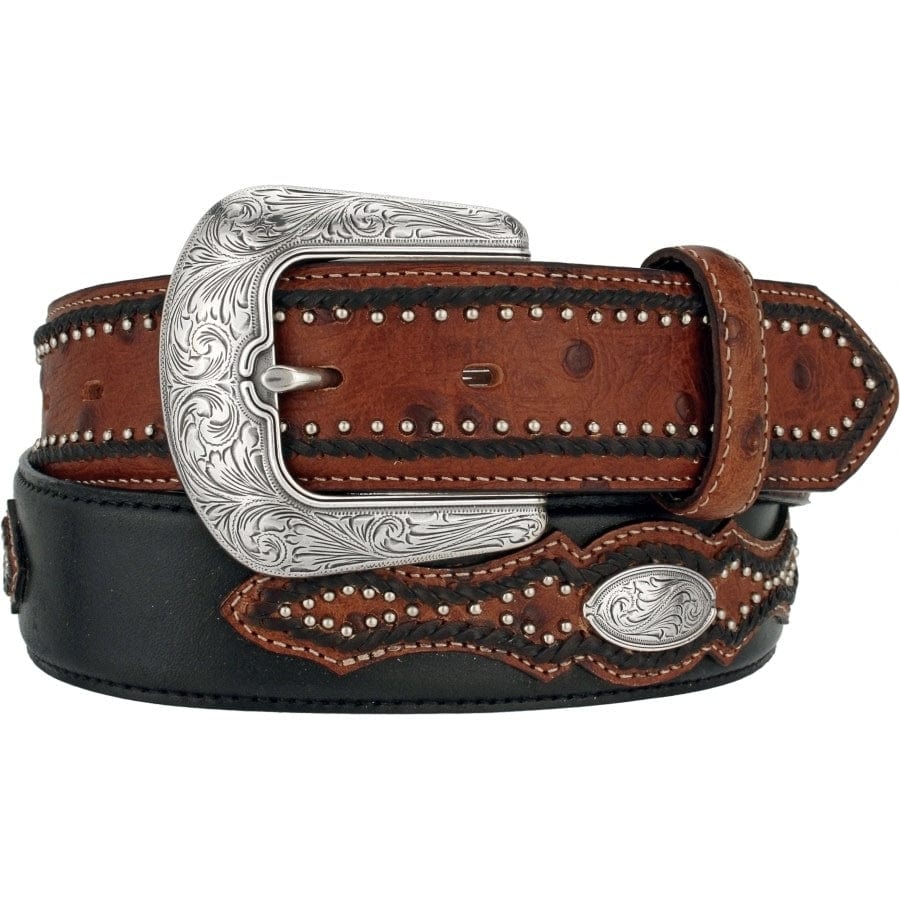 Durango Belt black-brown-ostrich 1