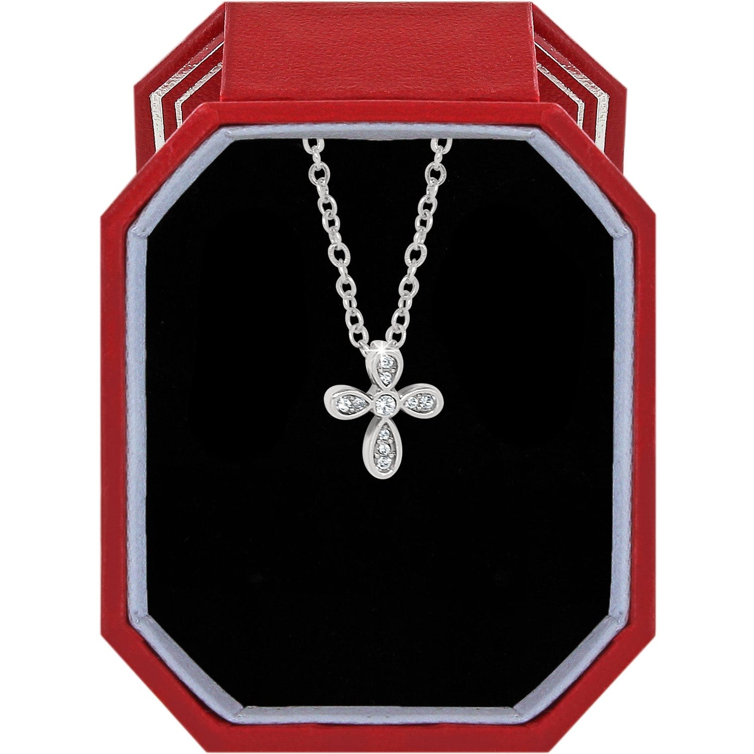 Enchanting Cross Necklace Gift Box silver 1