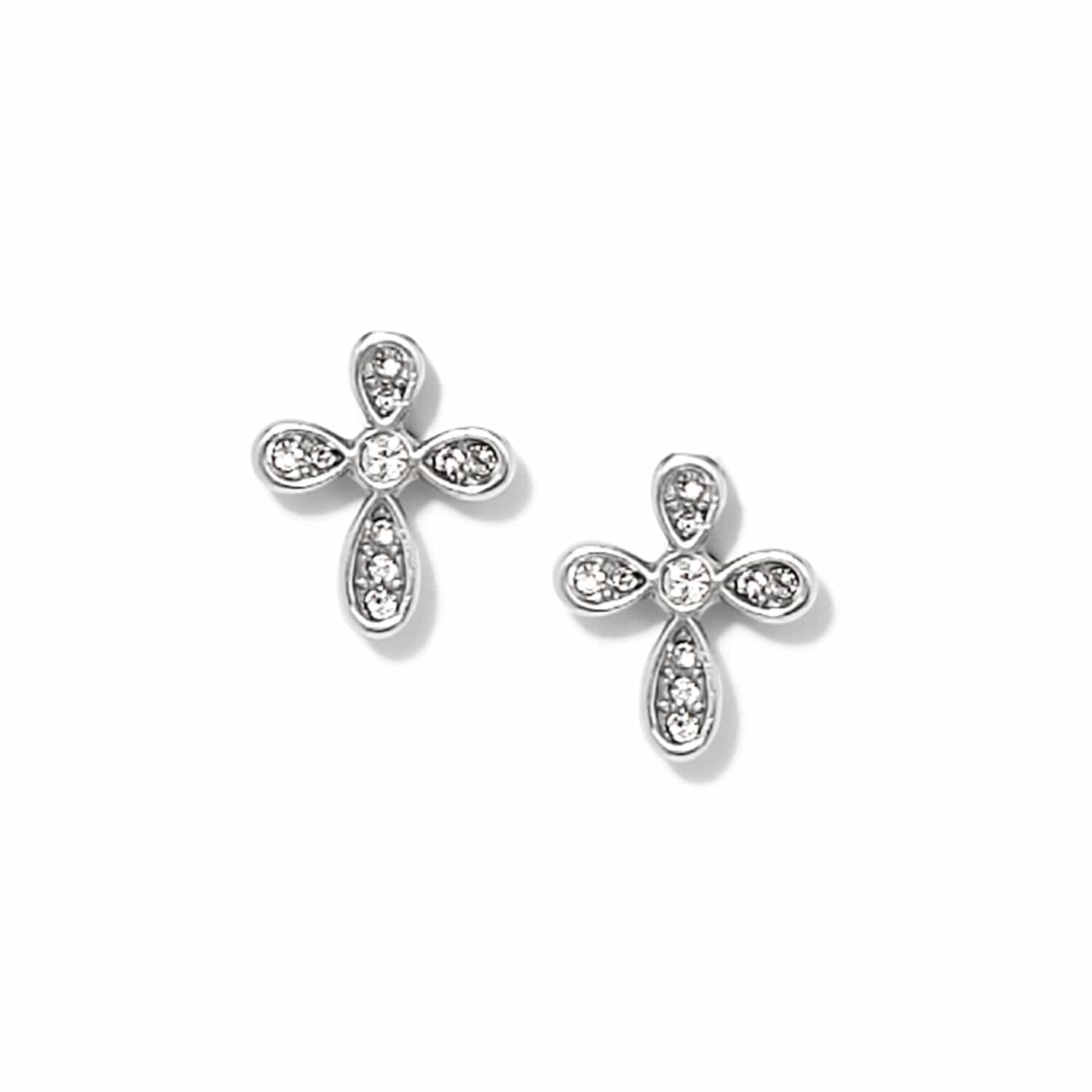 Enchanting Cross Post Earrings silver 3