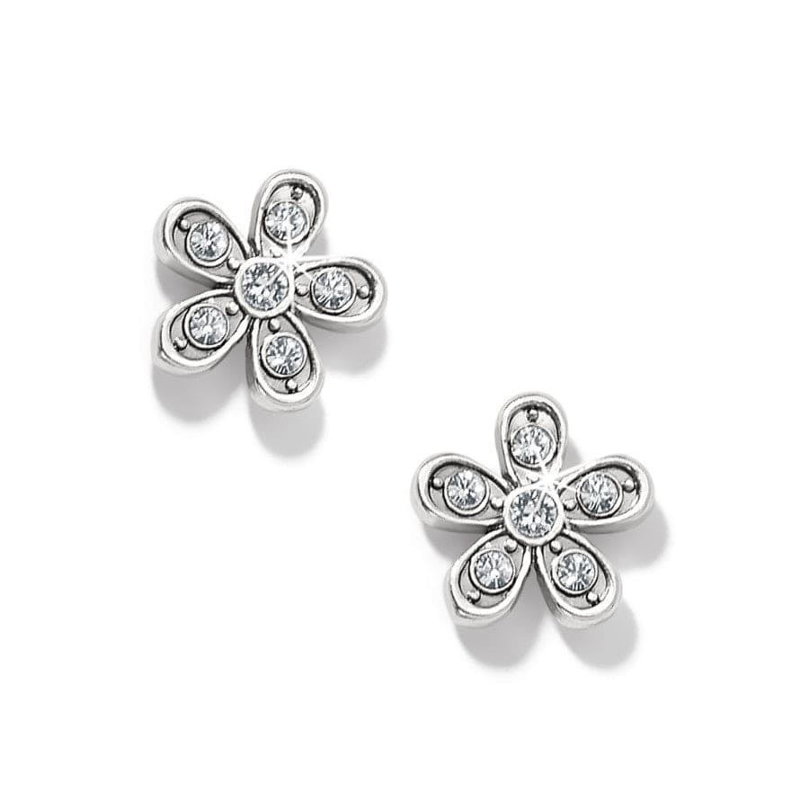 Enchanting Flower Post Earrings silver 3