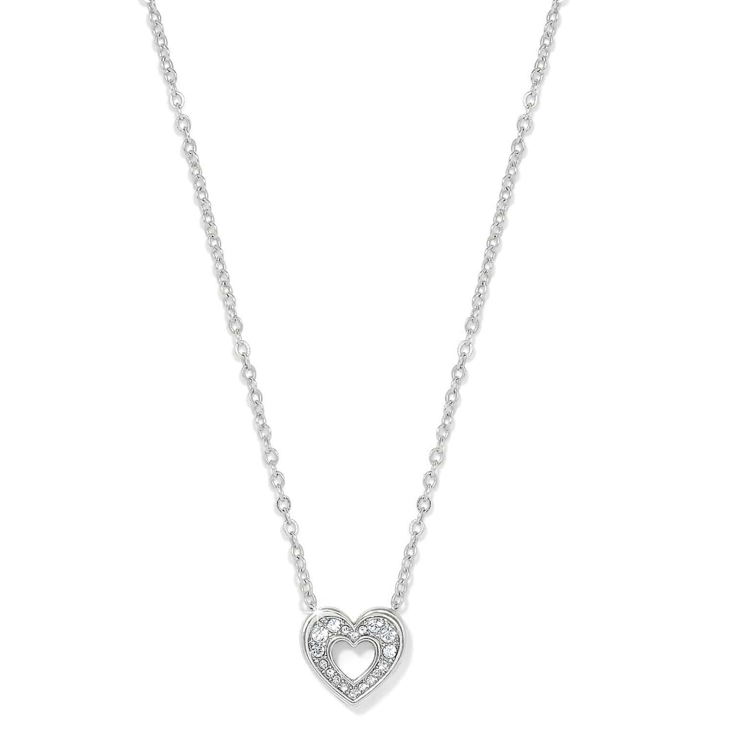 Enchanting Heart Necklace silver 1