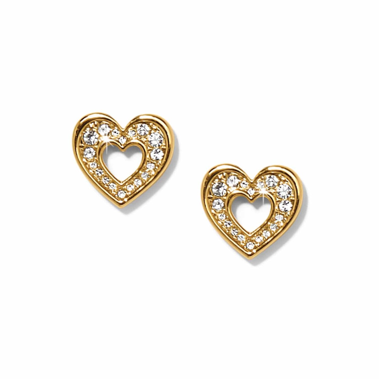 Enchanting Heart Post Earrings