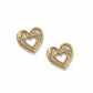 Enchanting Heart Post Earrings