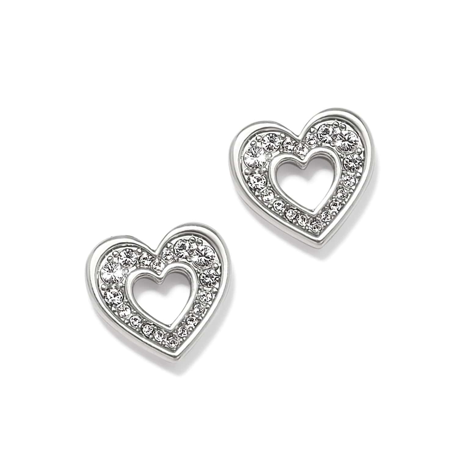 Enchanting Heart Post Earrings silver 4