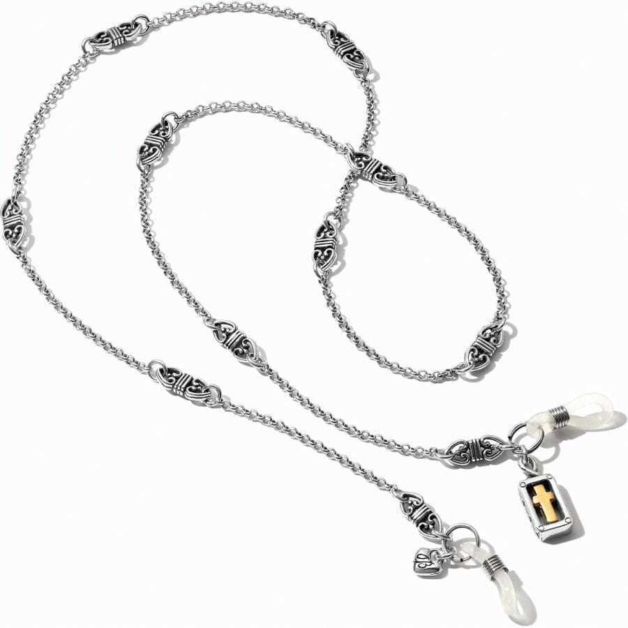 Eternity Cross Sunglass Chain Holder silver-gold 2