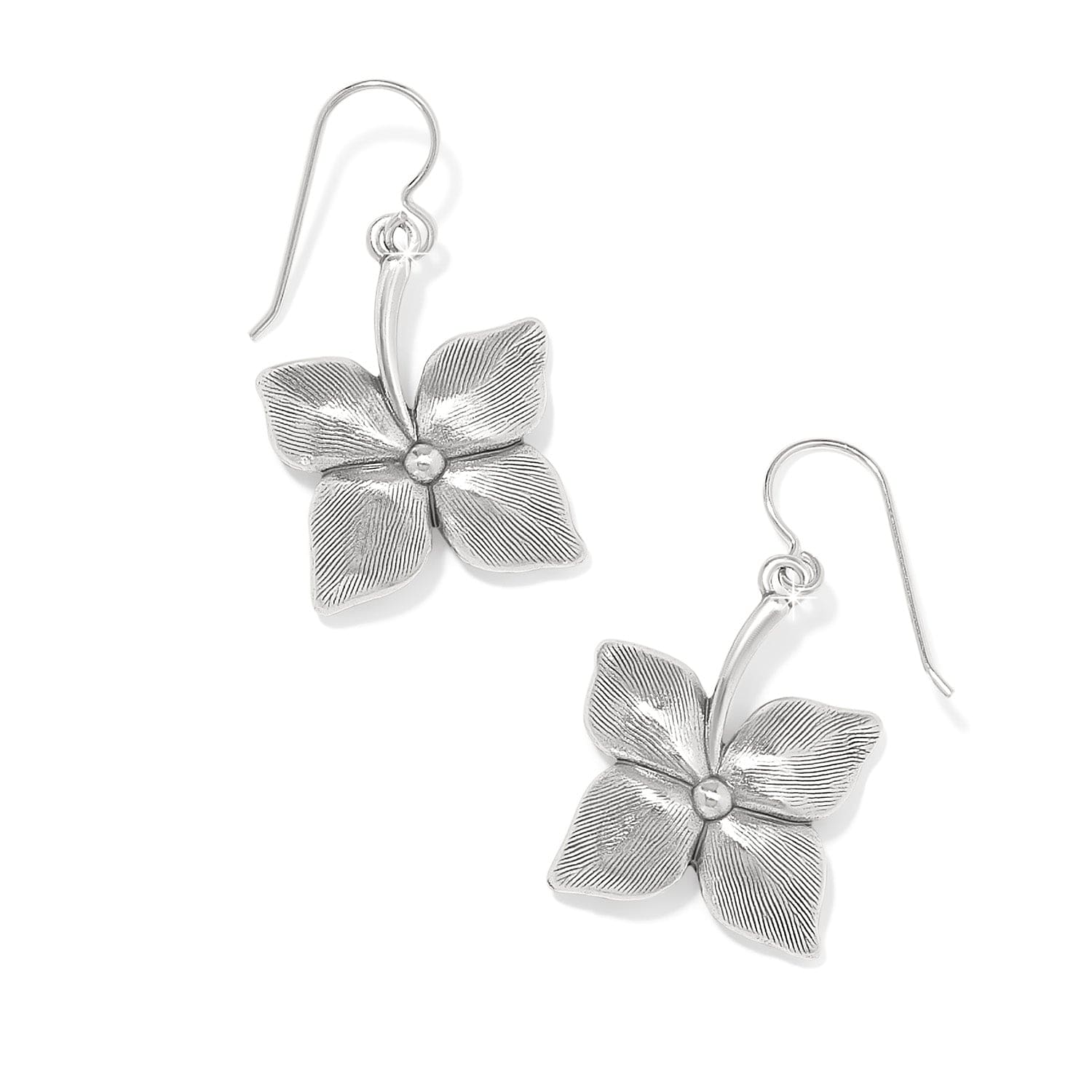 Everbloom Flower French Wire Earrings silver 4