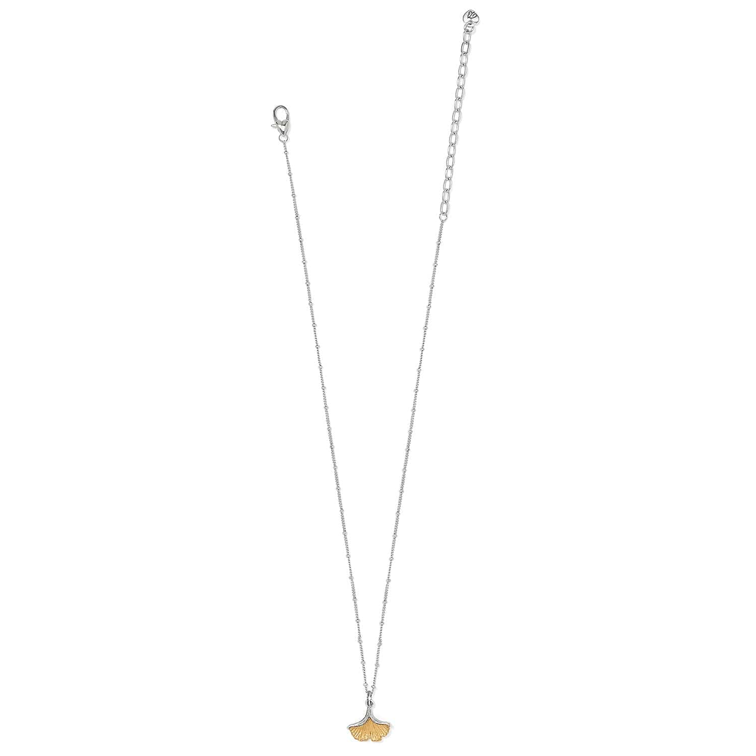 Everbloom Ginkgo Petite Necklace silver-gold 2