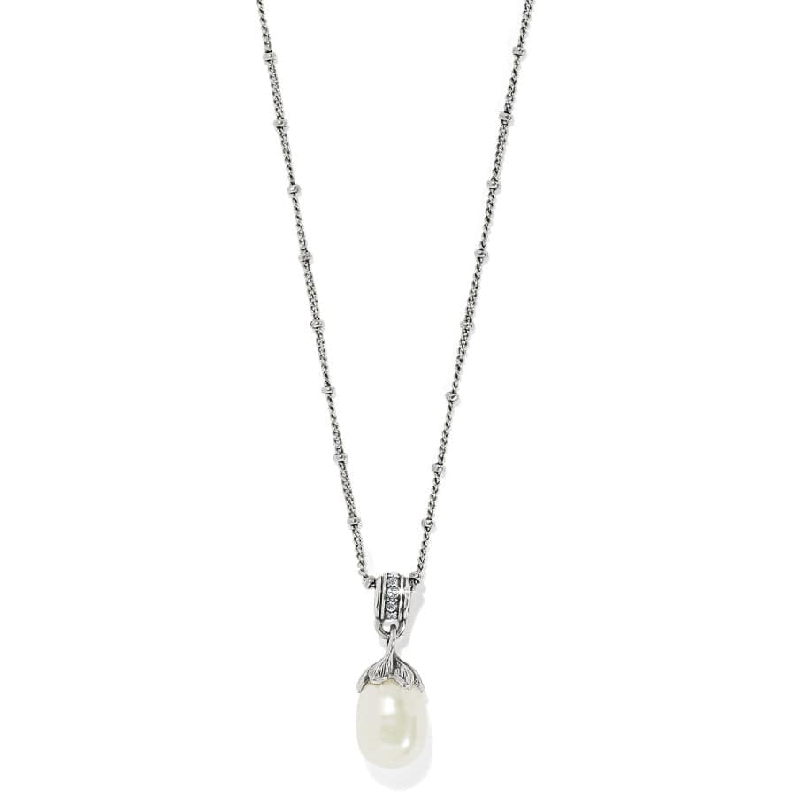 Everbloom Pearl Drop Necklace silver-pearl 1