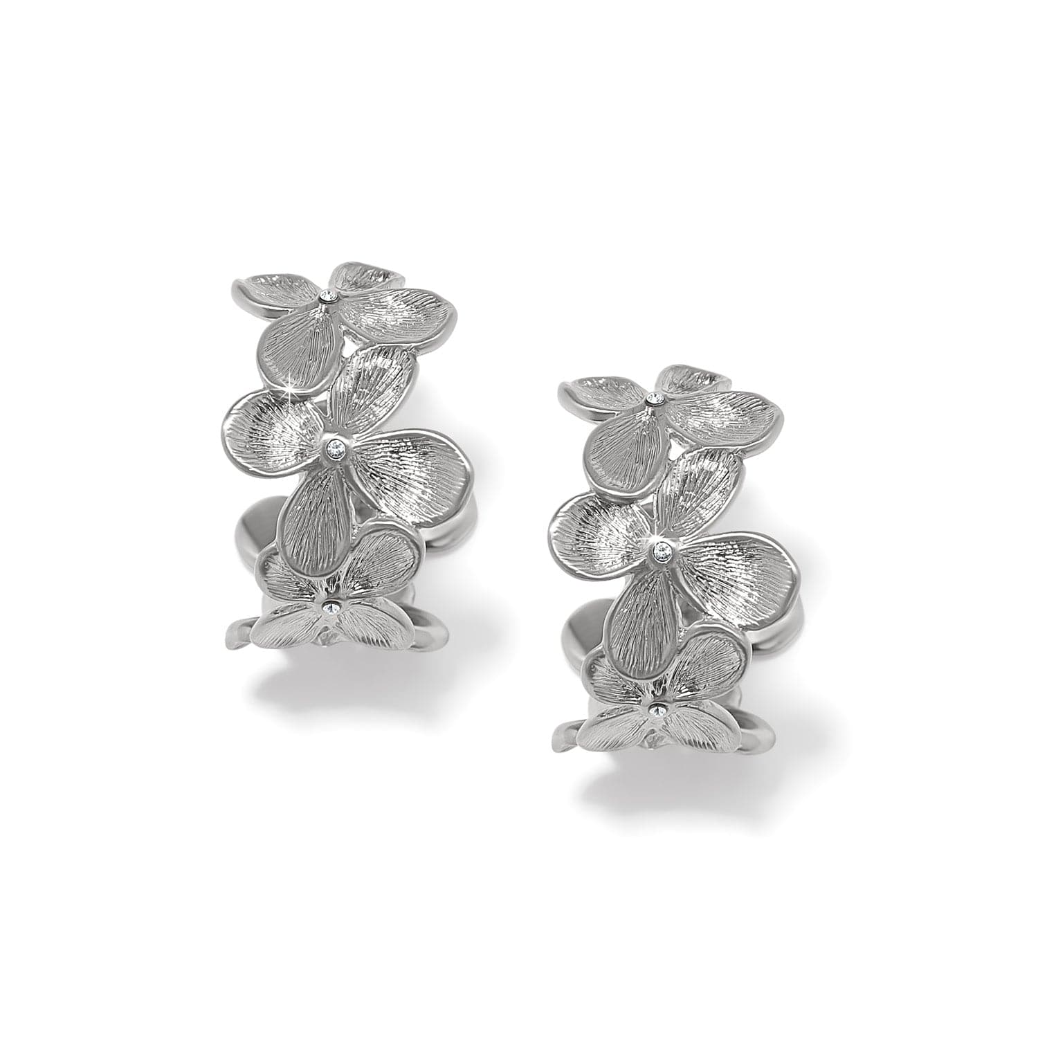 Everbloom Petal Hoop Earrings silver 2