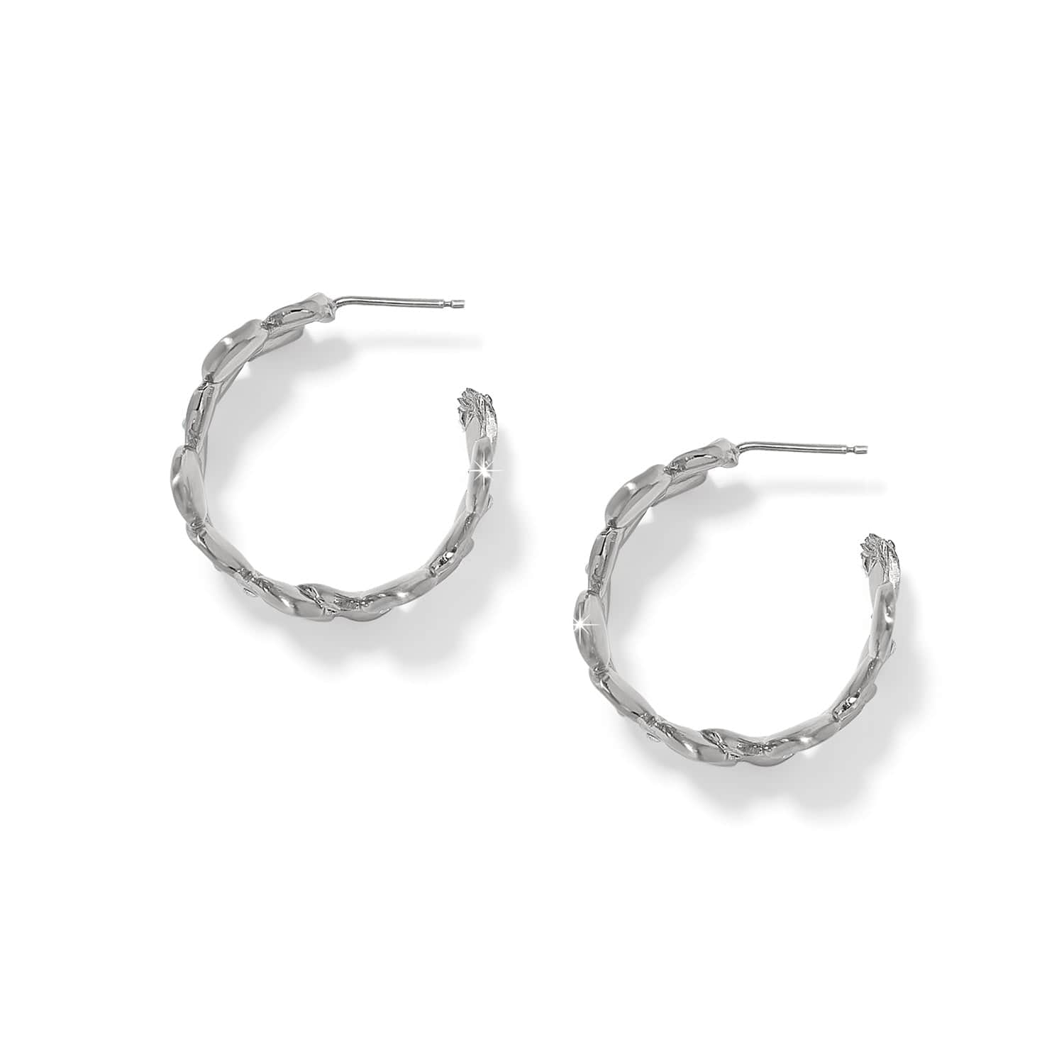 Everbloom Petal Hoop Earrings silver 3