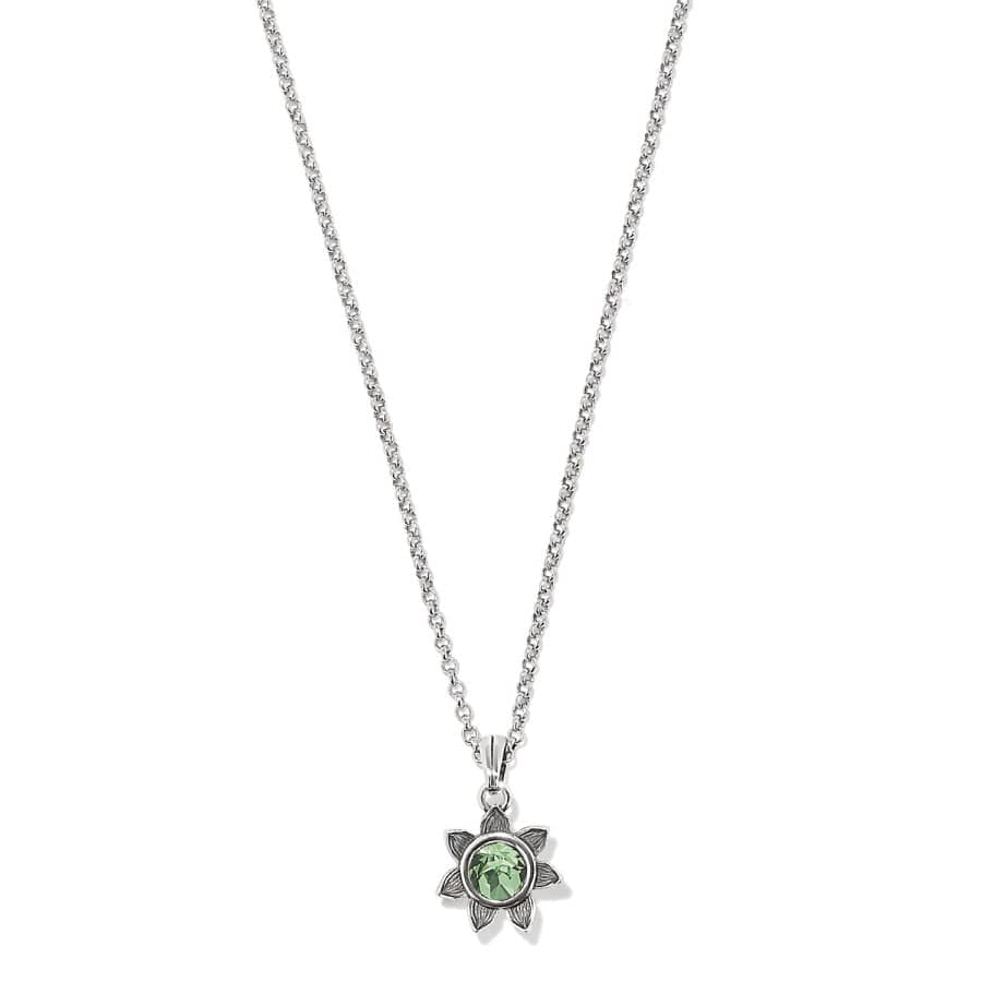 Everbloom Sunflower Necklace august-peridot 32