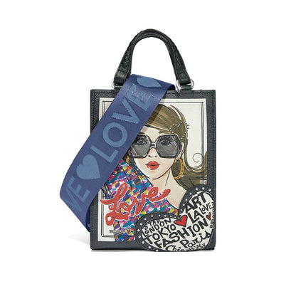 Fashionista Cover Girl Mini Tote