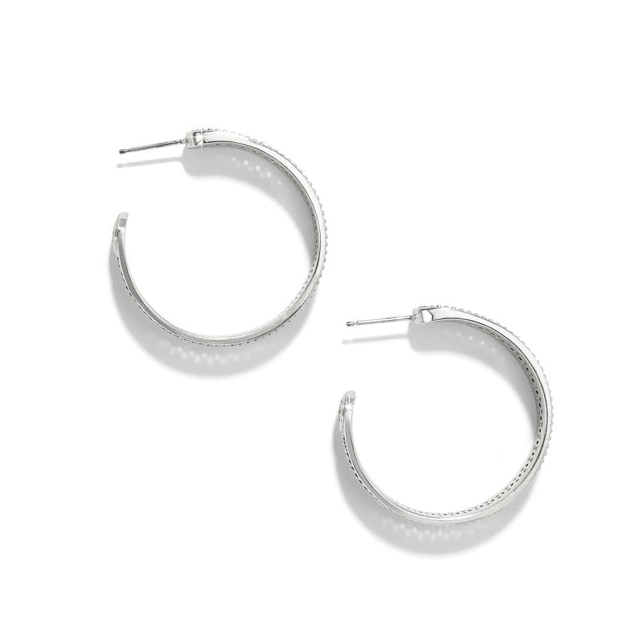 Ferrara Siena Large Hoop Earrings silver 4