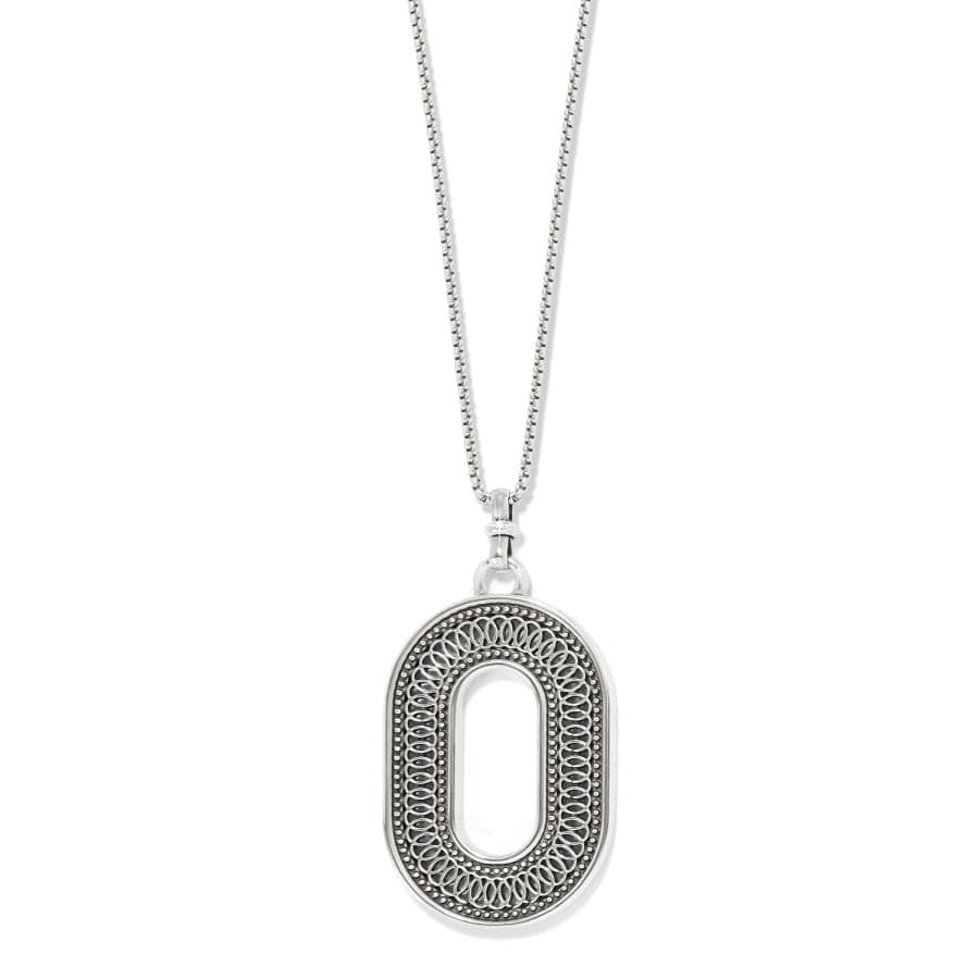 Ferrara Siena Oval Necklace silver 1