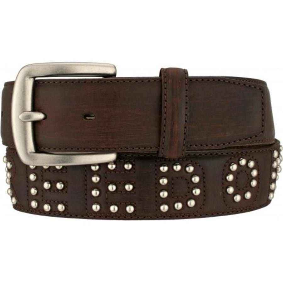 Freedom Stud Belt chocolate 2