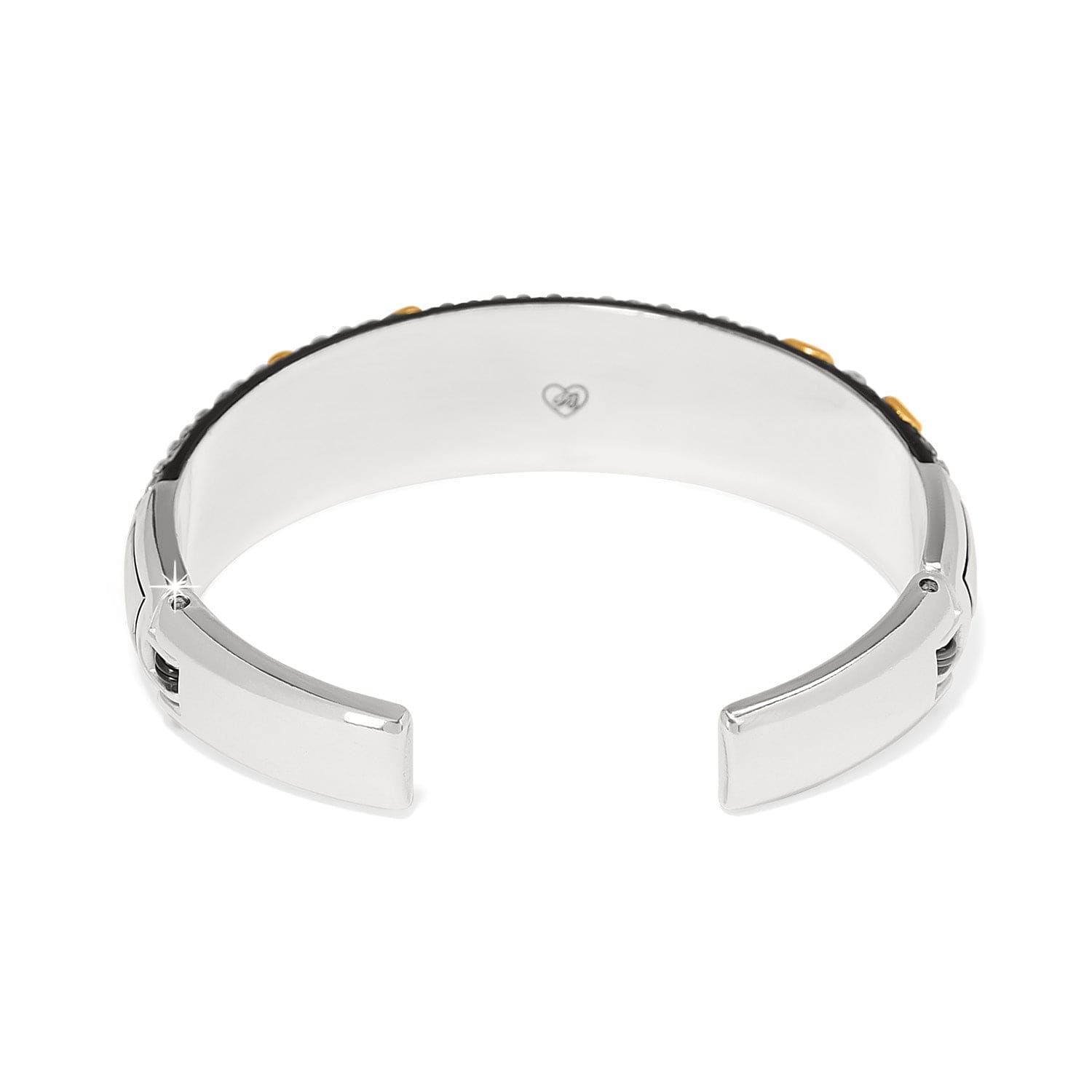 Garden Of Love Double Hinged Bangle silver-gold 5