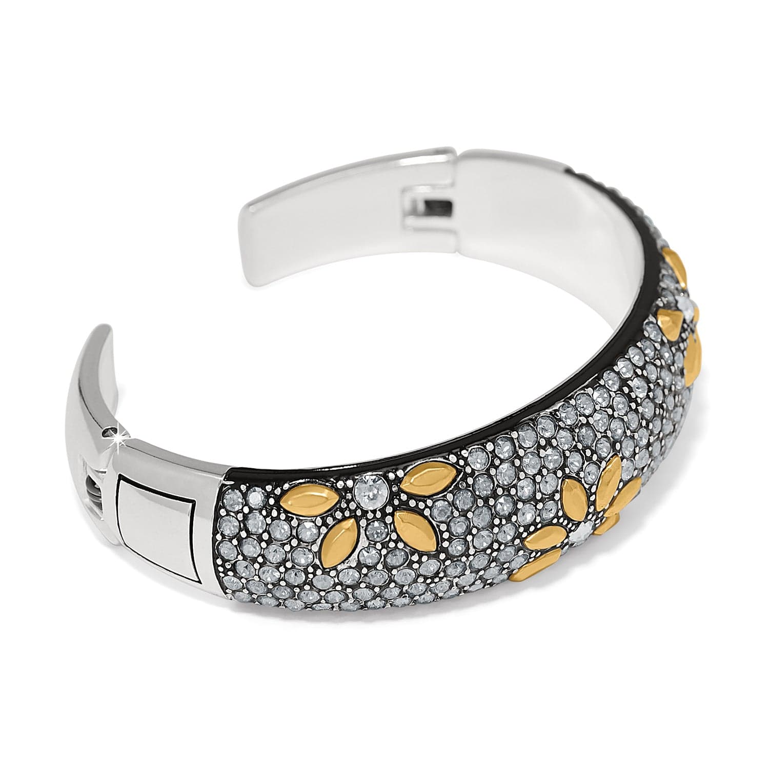 Garden Of Love Double Hinged Bangle silver-gold 6