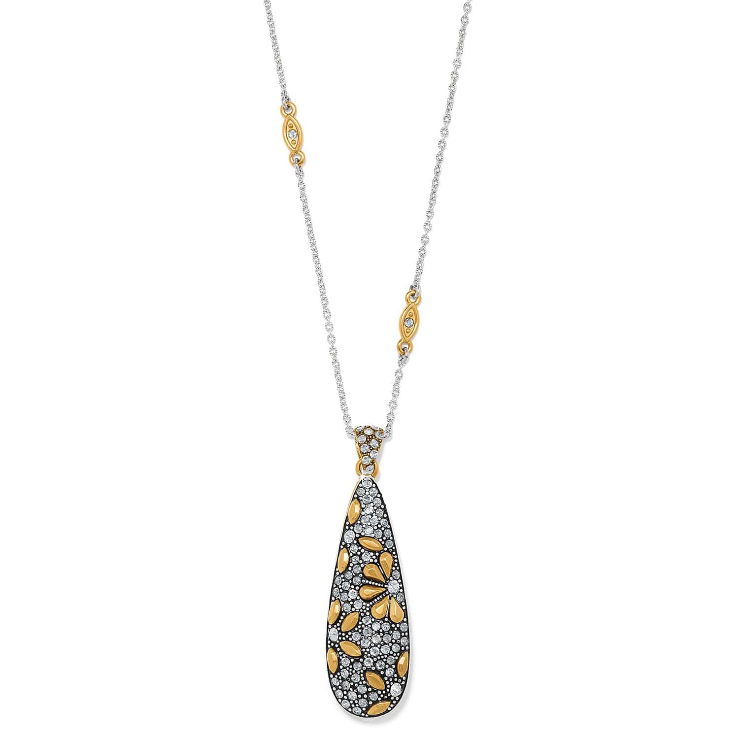 Garden Of Love Teardop Necklace silver-gold 1